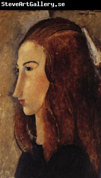 Amedeo Modigliani portrait of Jeanne Hebuterne